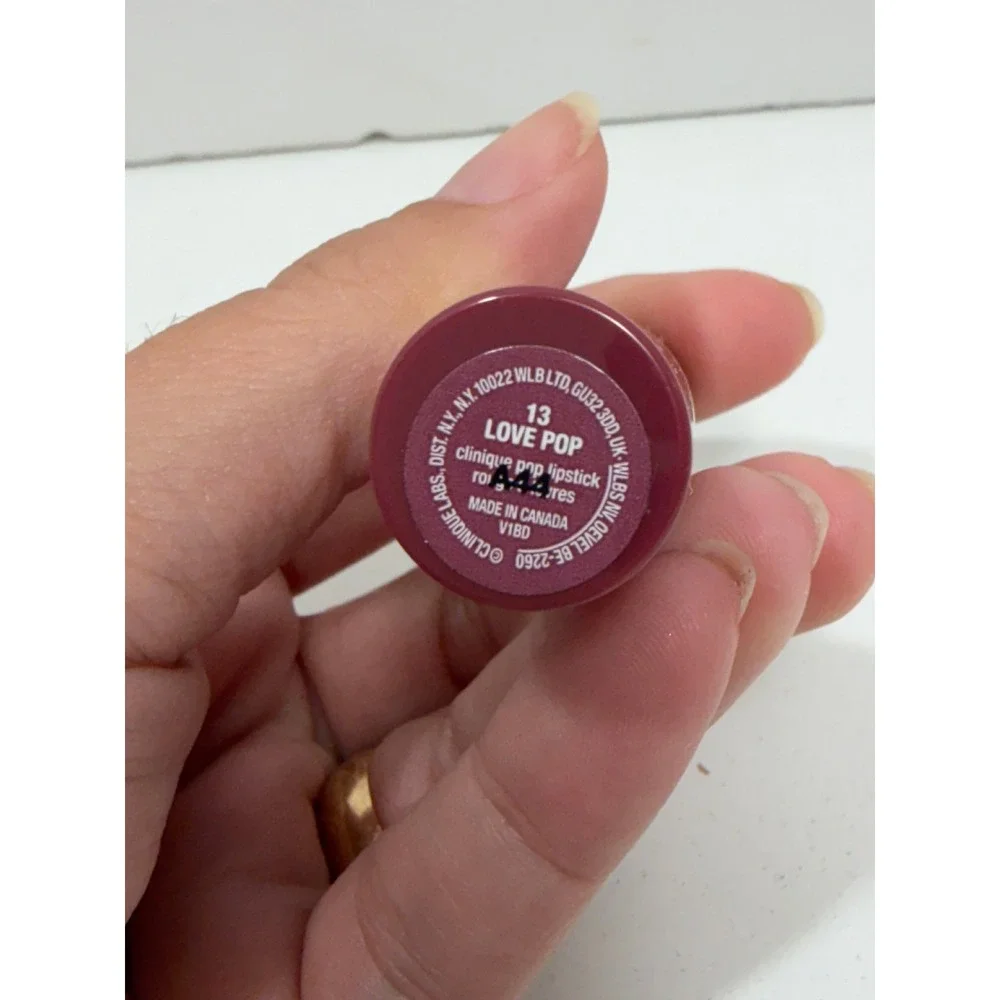 Clinique Pop Lip Colour‎ + Primer 13 Love Pop Shimmer Raspberry Pink Lipstick
